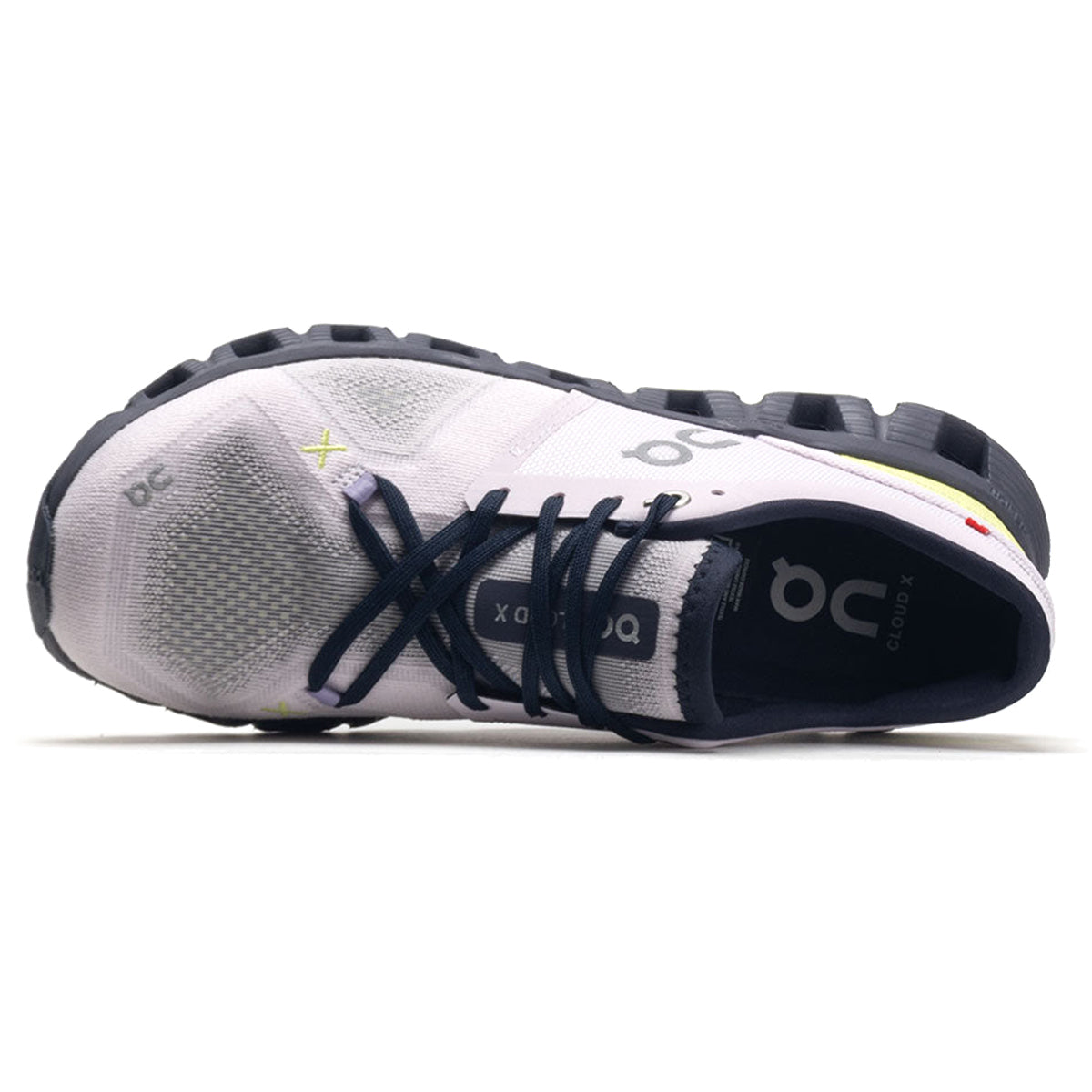 On Cloud X 3 Textile Synthetic Womens Trainers#color_orchid iron
