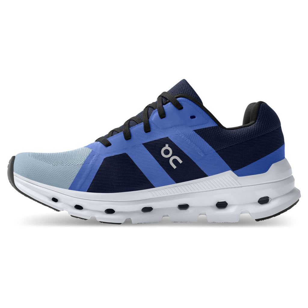 On Running Cloudrunner Textile Men's Low-Top Sneakers#color_metal midnight