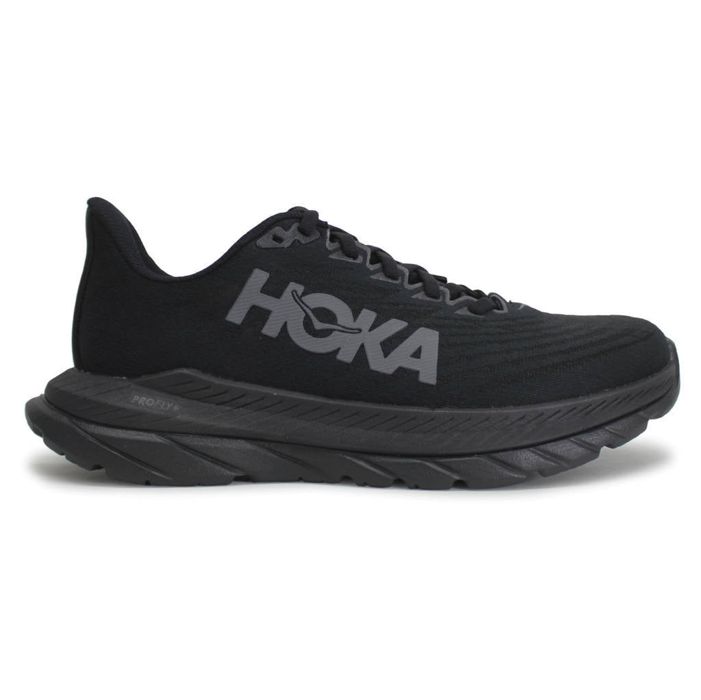 Hoka One One Mach 5 Textile Womens Sneakers#color_black black