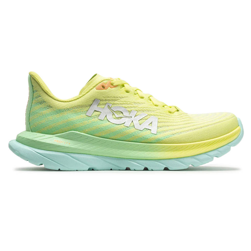 Hoka Mach 5 Mesh Women's Running Shoes#color_citrus glow lime glow