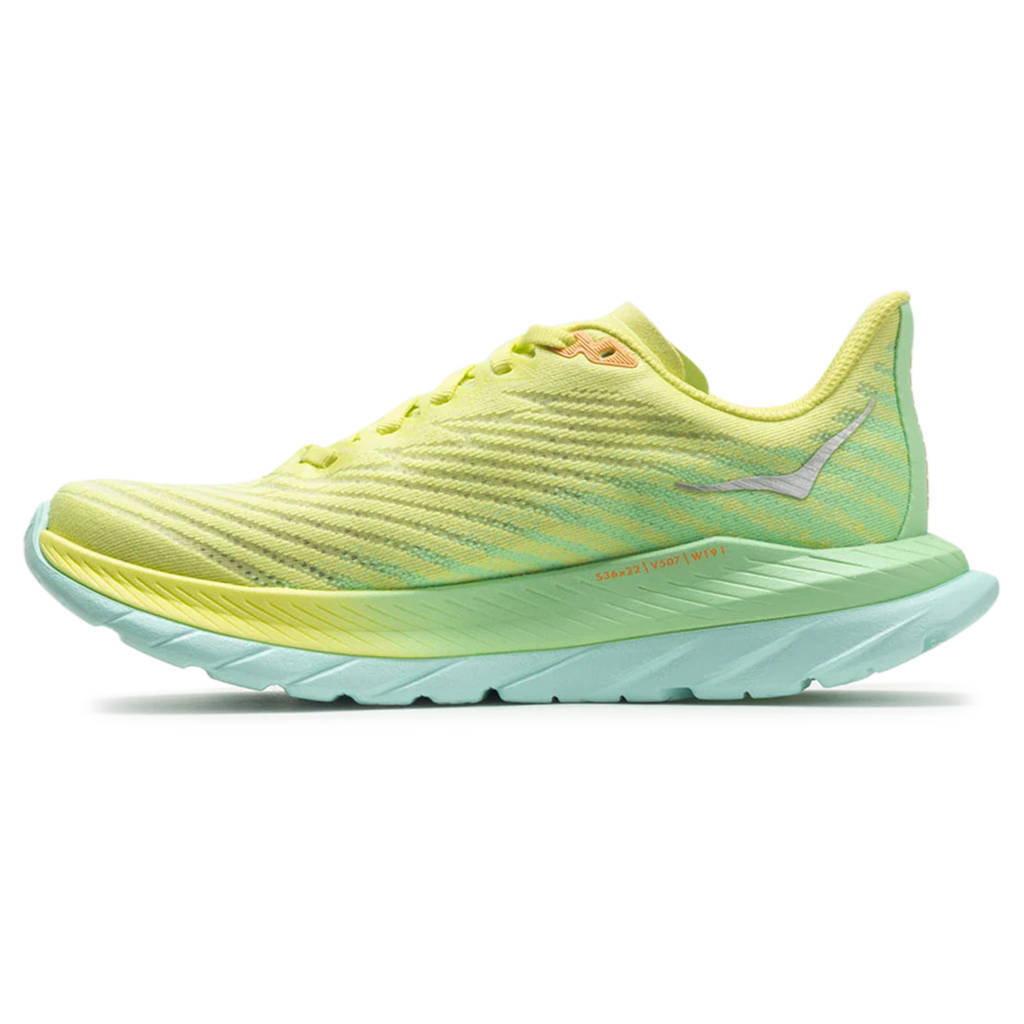 Hoka Mach 5 Mesh Women's Running Shoes#color_citrus glow lime glow