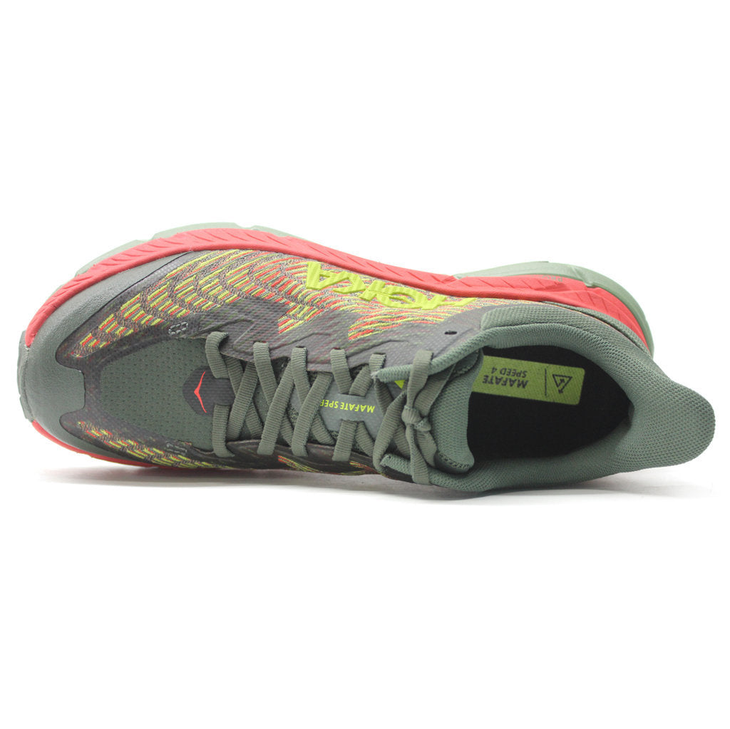 Hoka Mafate Speed 4 Mesh Men's Running Shoes#color_thyme fiesta