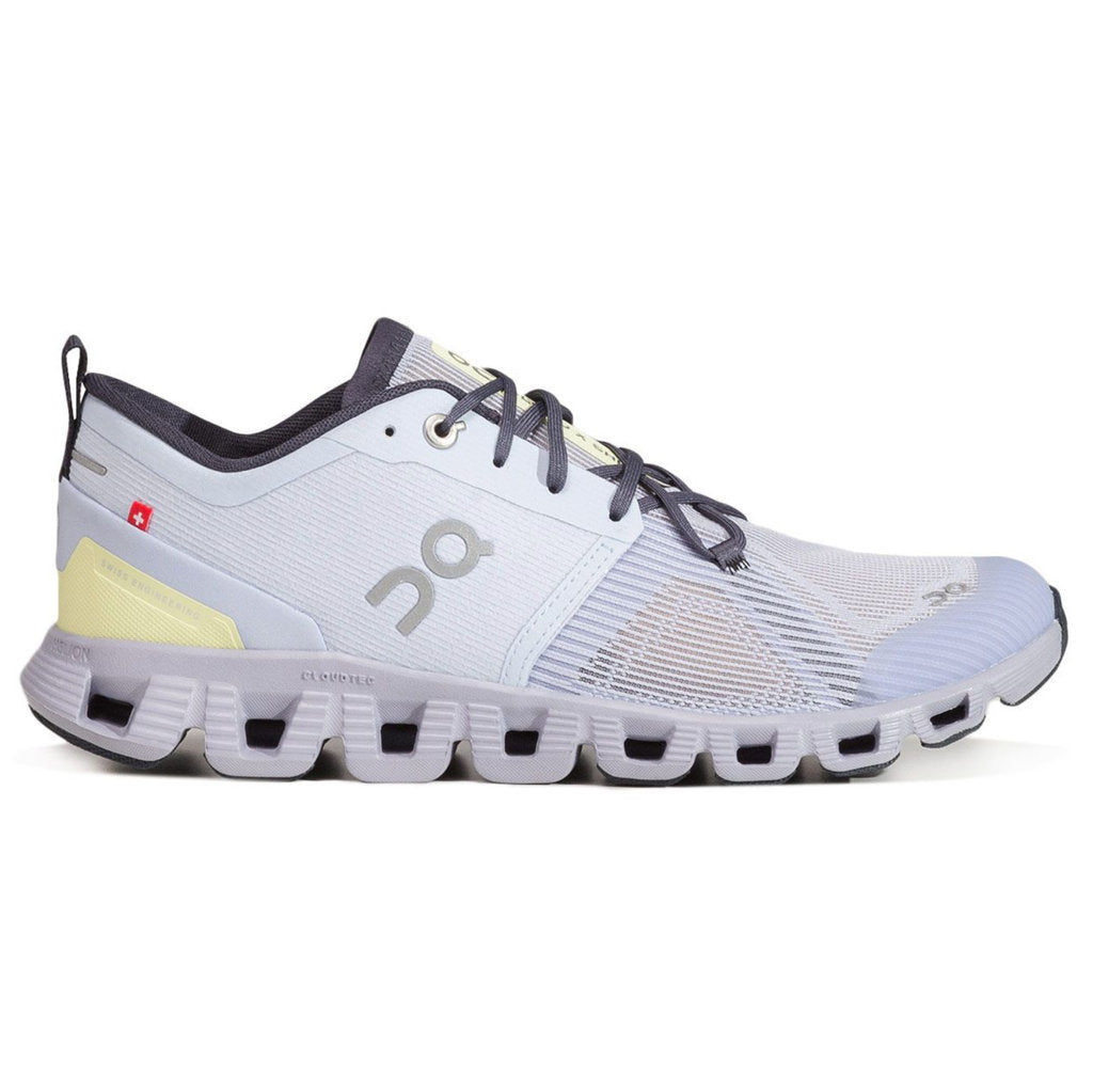 On Running Cloud X 3 Shift Textile Women's Low-Top Sneakers#color_heather midnight