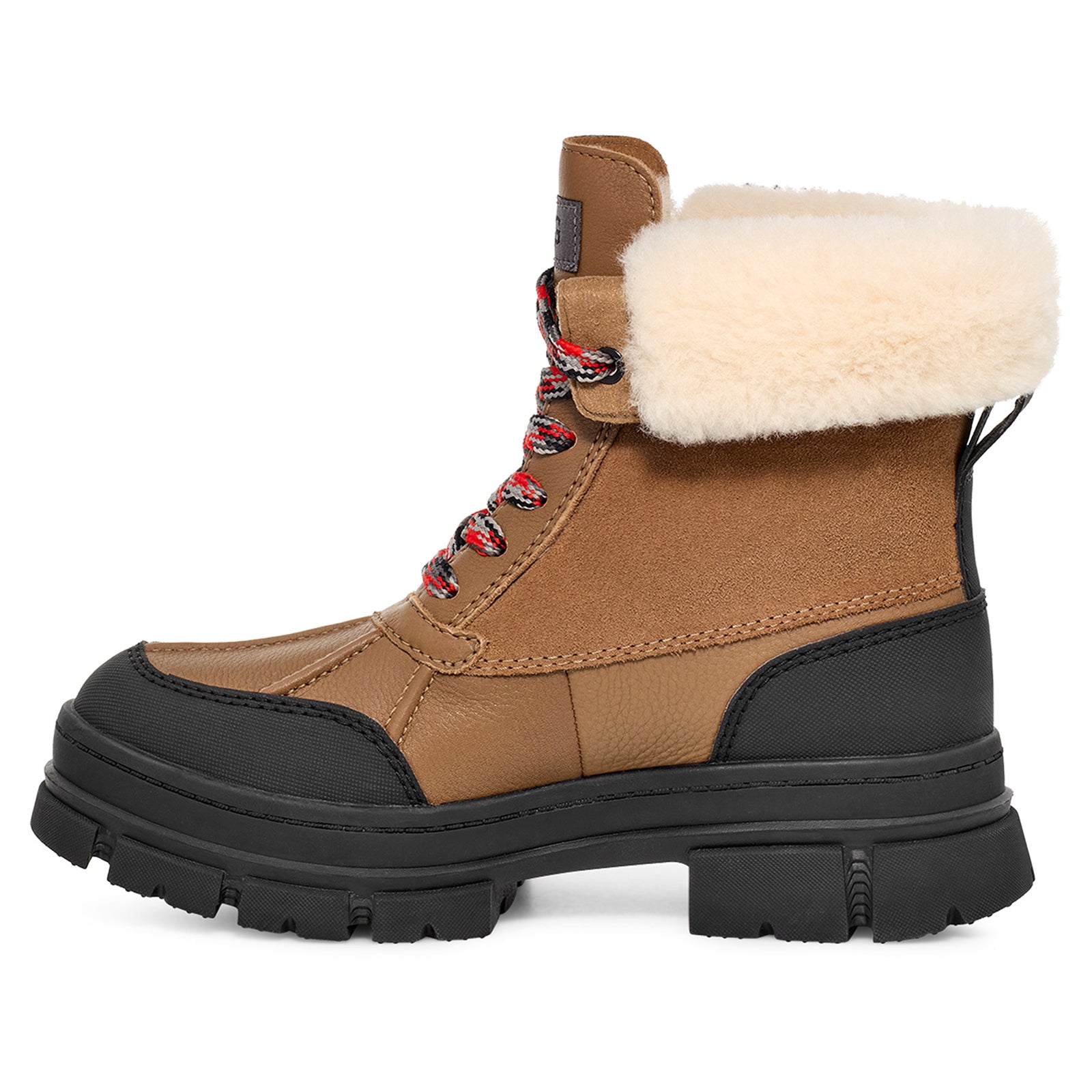 Ugg Ashton Addie Leather Synthetic Womens Boots#color_chestnut