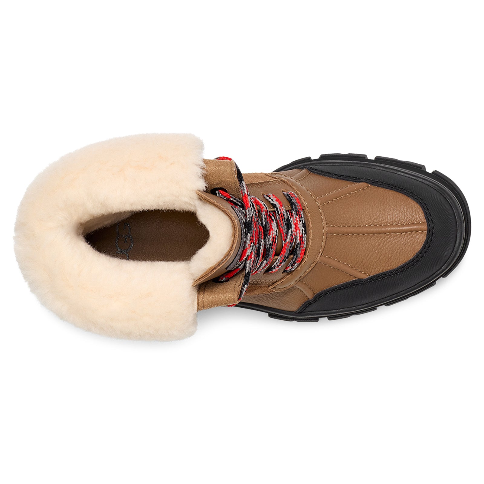 Ugg Ashton Addie Leather Synthetic Womens Boots#color_chestnut