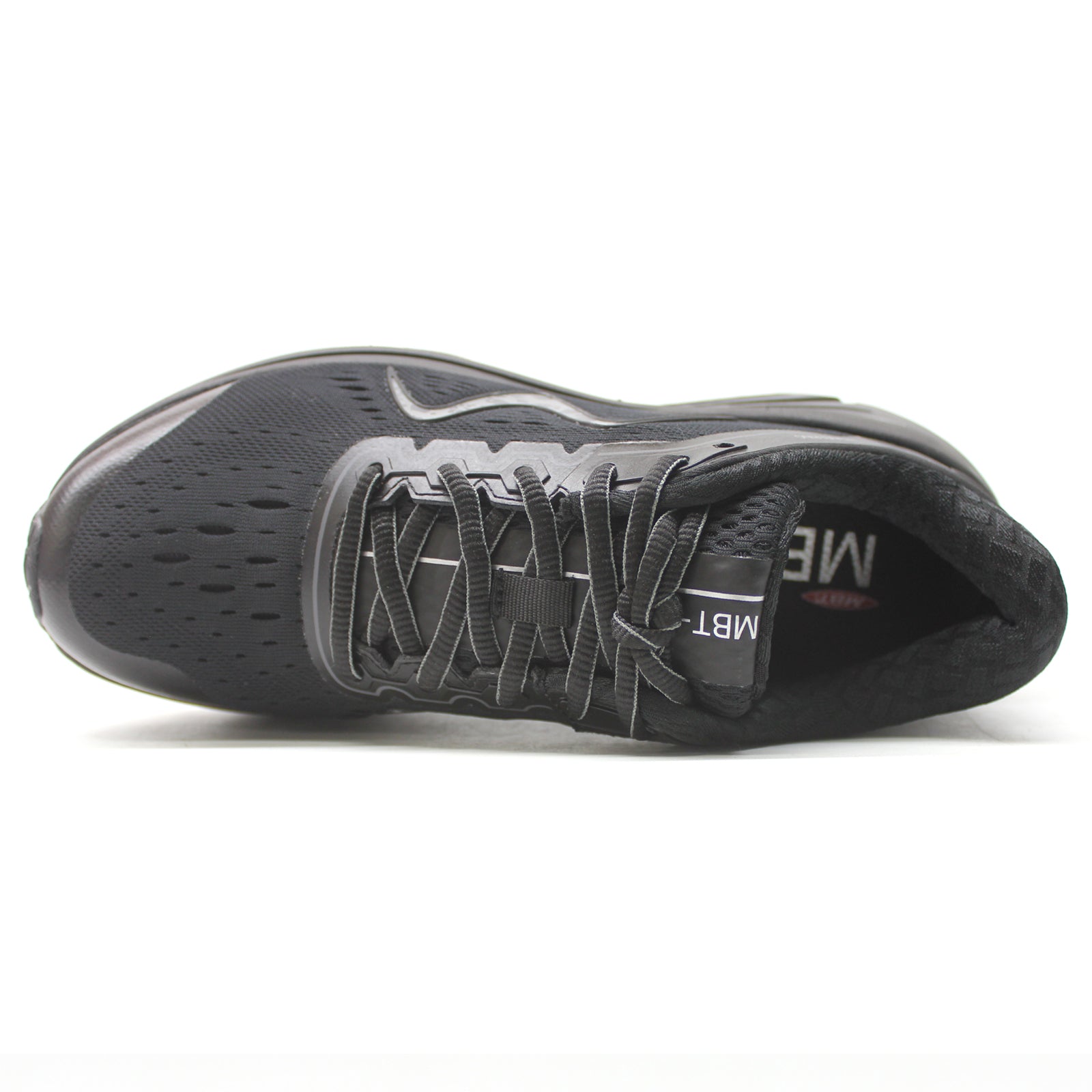 MBT 2000 Leather Textile Womens Trainers#color_black