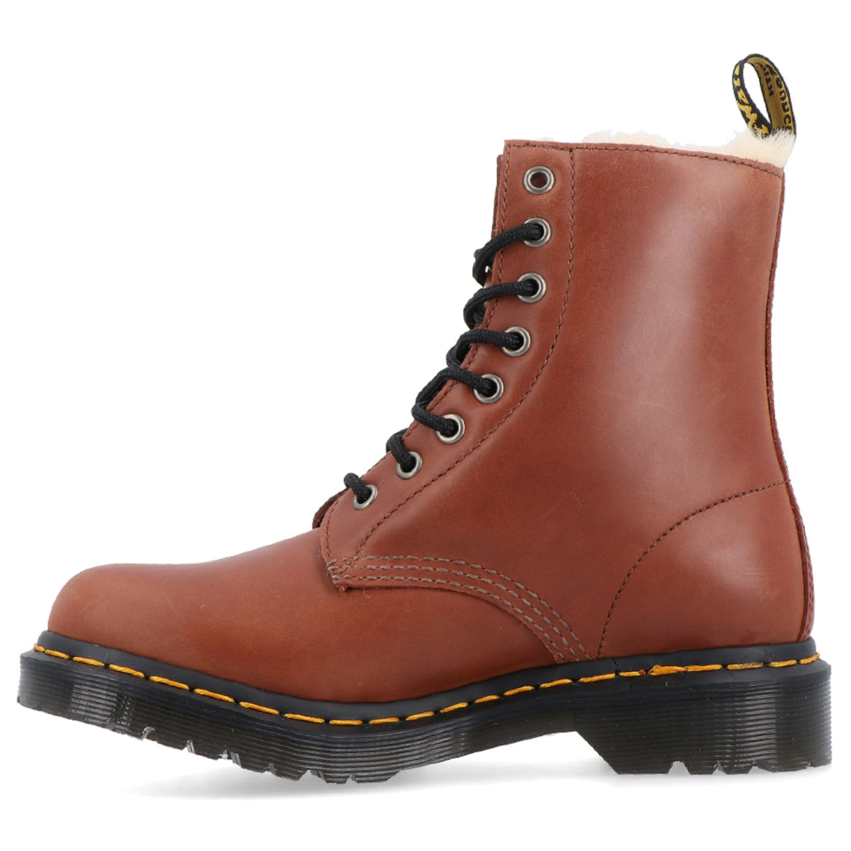 Dr. Martens 1460 Serena Farrier Leather Womens Boots#color_saddle tan