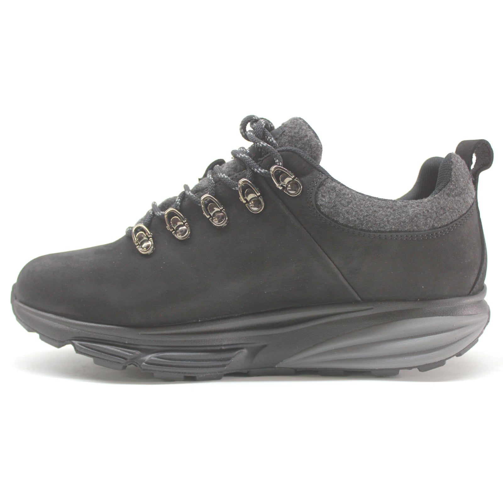 MBT MT Alpine Sym Low Nubuck Leather Women's Low Top Black