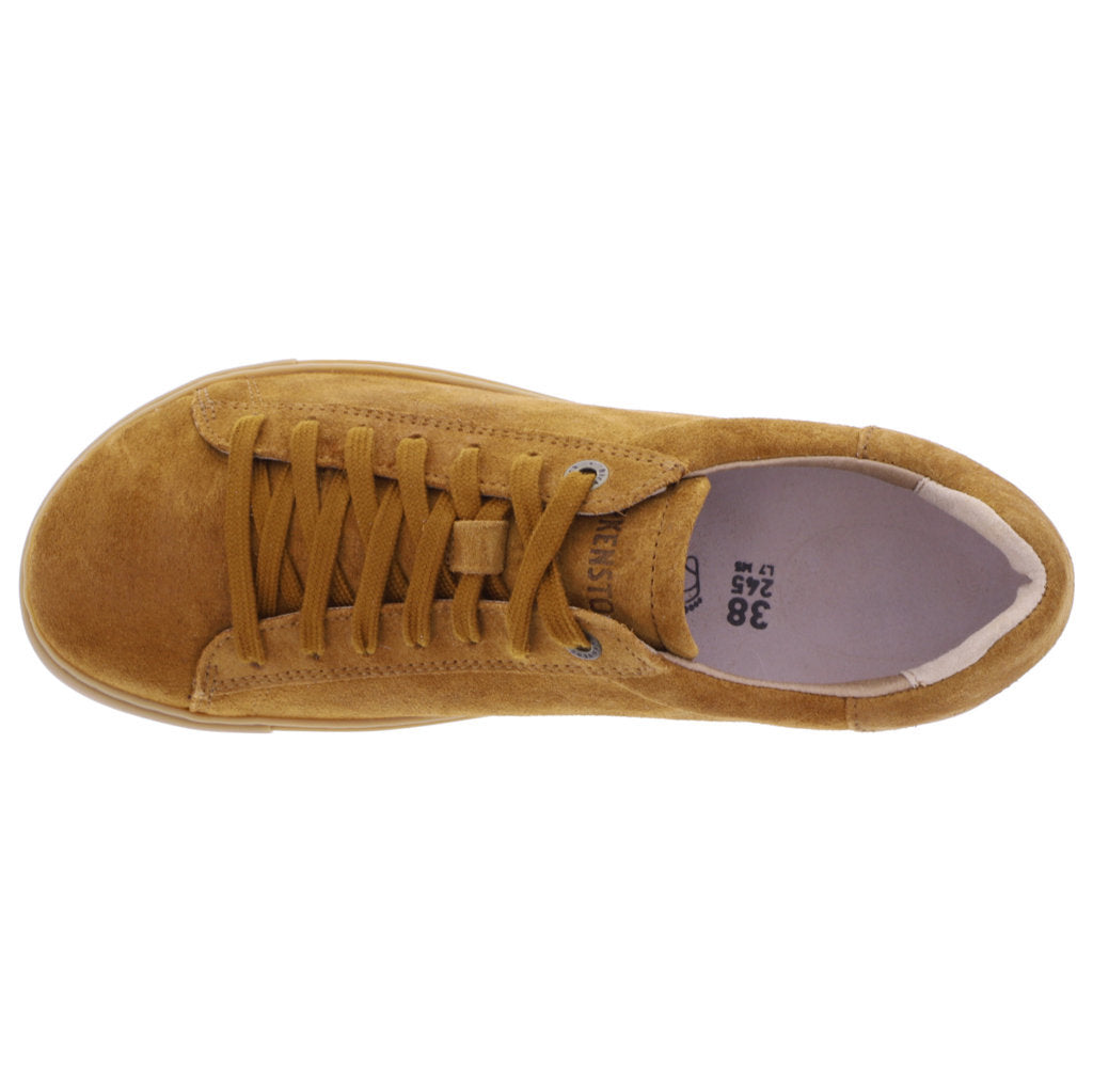 Birkenstock Bend Low Suede Leather Unisex Sneakers#color_mink