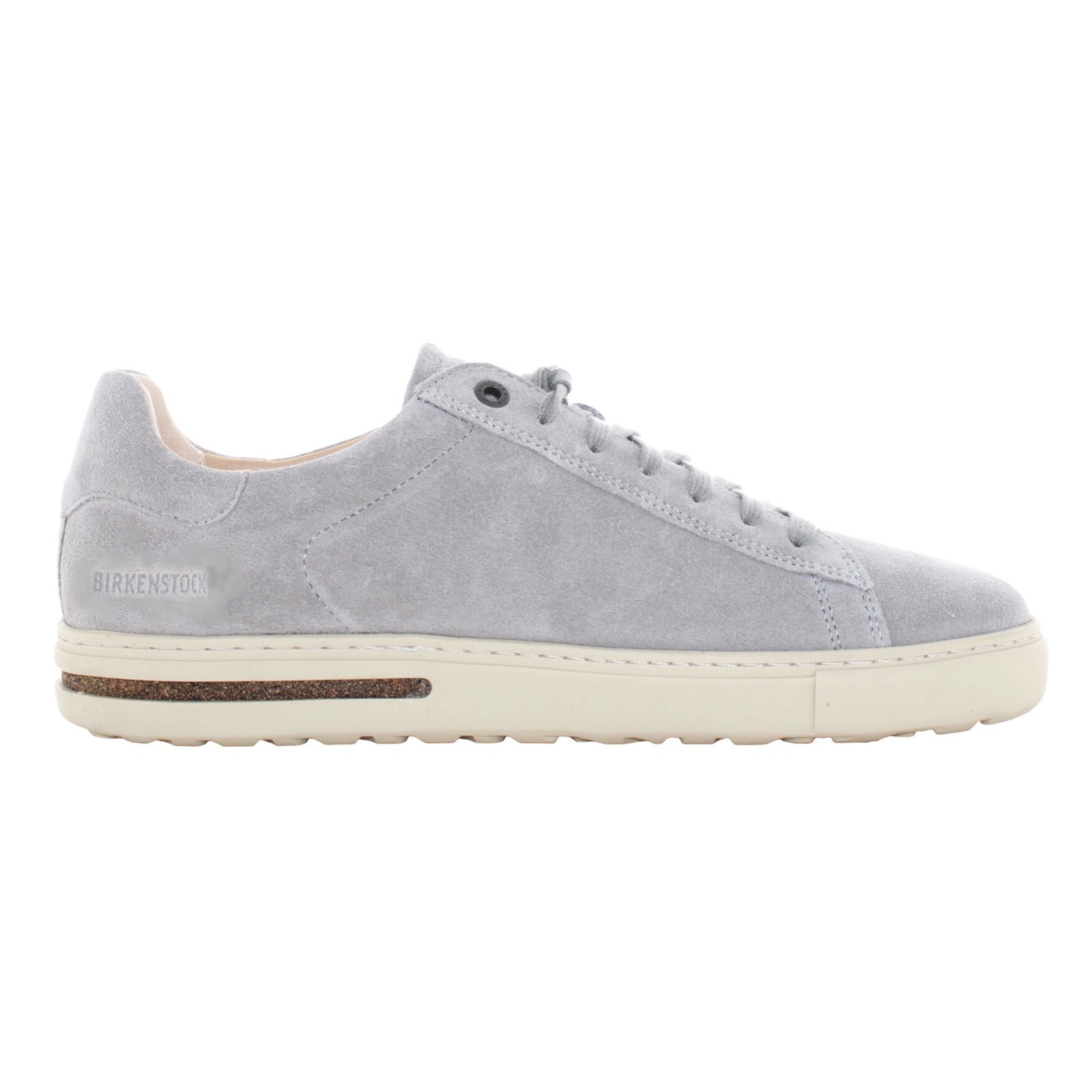 Birkenstock Bend Low Suede Leather Unisex Trainers#color_stone coin