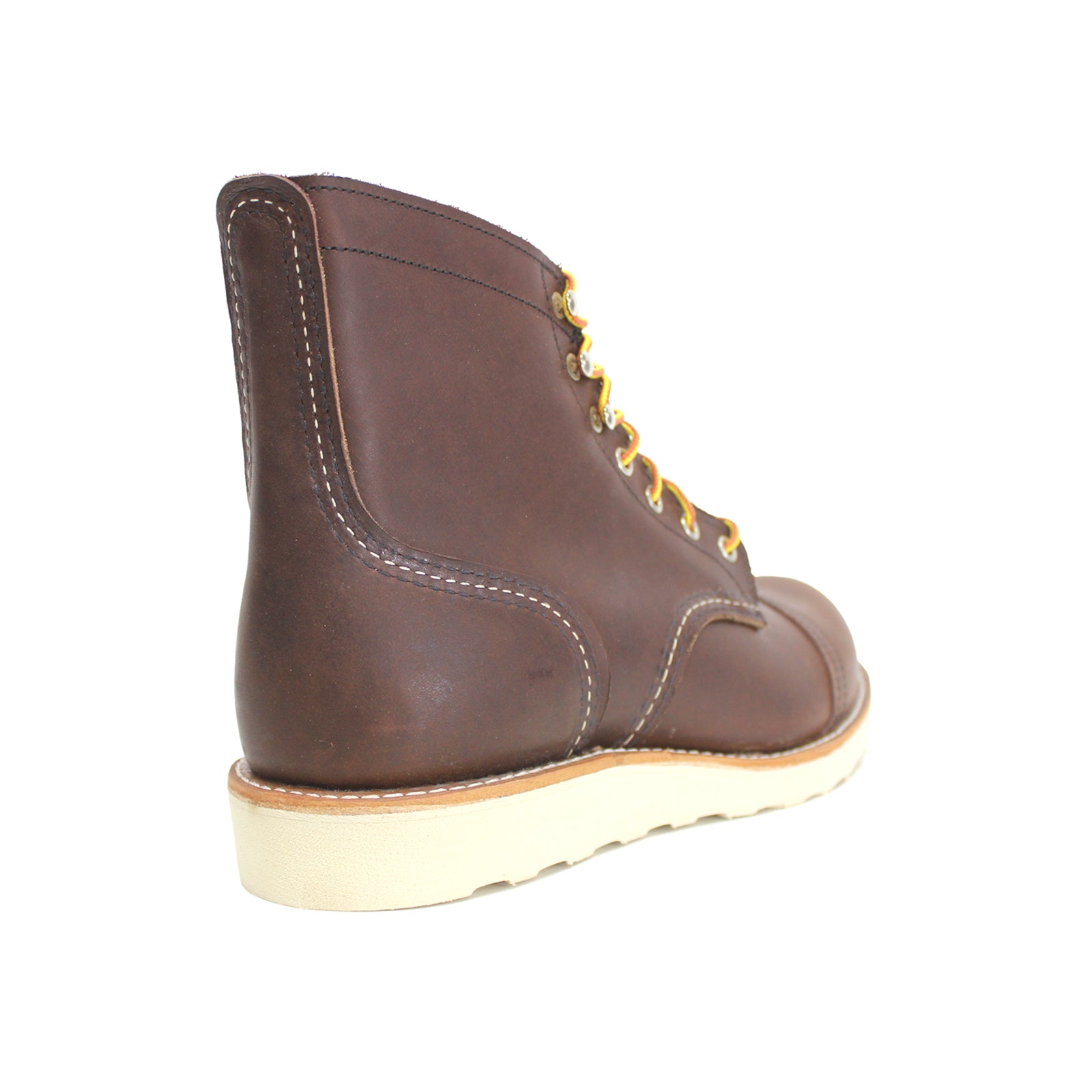 Red Wing Iron Ranger Traction Tred Leather Men's Ankle Boots#color_amber