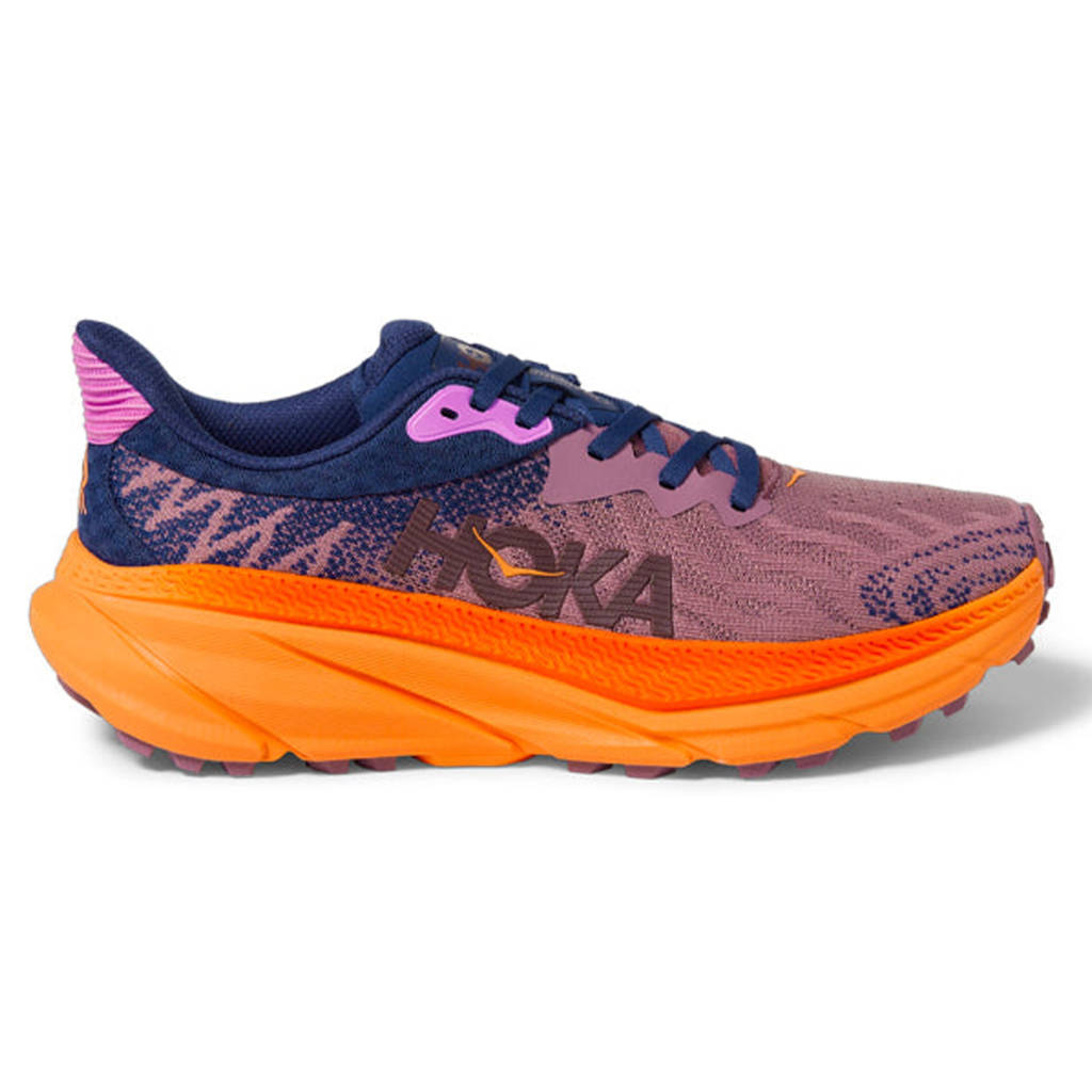 Hoka Challenger ATR 7 Synthetic Textile Women's Running Shoes#color_wistful mauve cyclamen