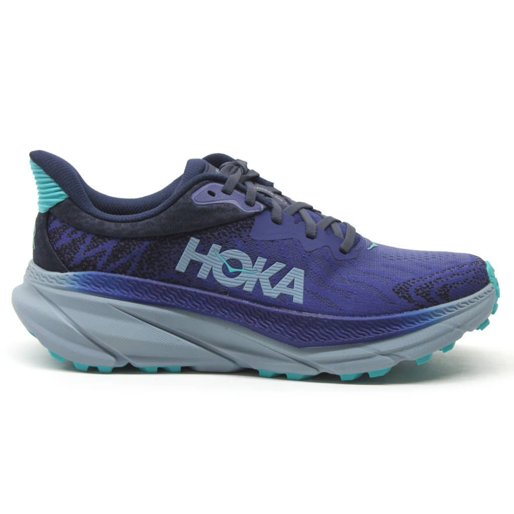 Hoka Challenger ATR 7 Synthetic Textile Women's Running Shoes#color_bellwether blue stone blue