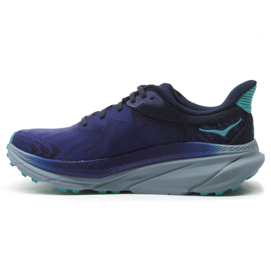 Hoka Challenger ATR 7 Synthetic Textile Women's Running Shoes#color_bellwether blue stone blue
