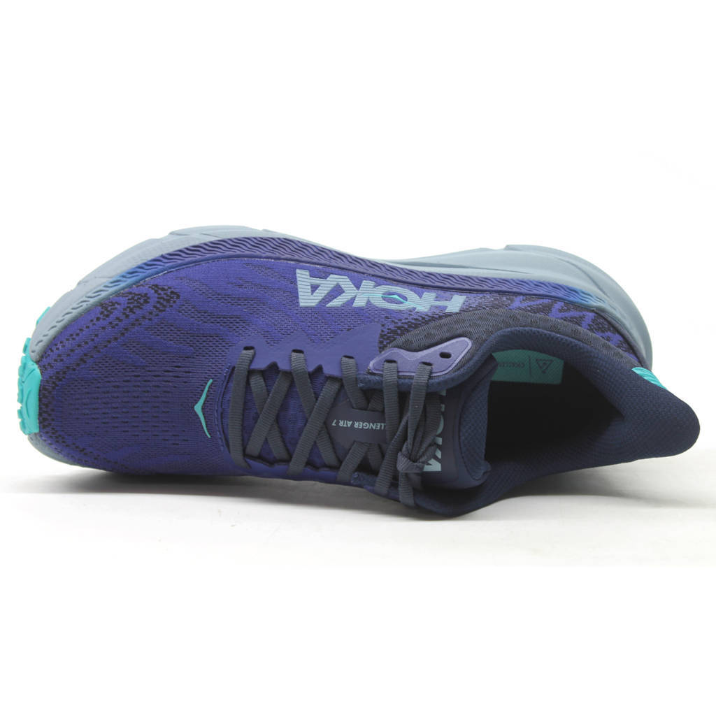 Hoka Challenger ATR 7 Synthetic Textile Women's Running Shoes#color_bellwether blue stone blue