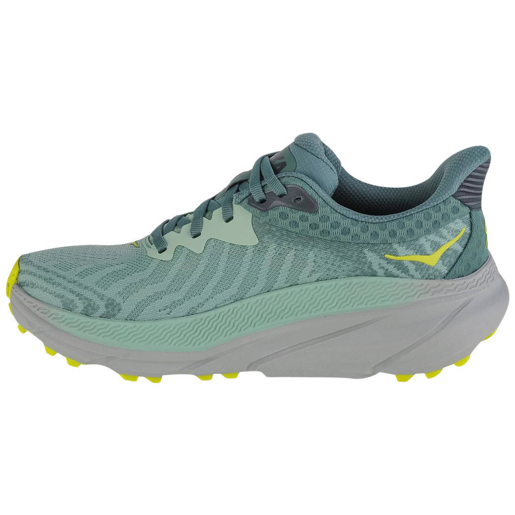 Hoka Challenger ATR 7 Synthetic Textile Women's Running Shoes#color_mist green trellis