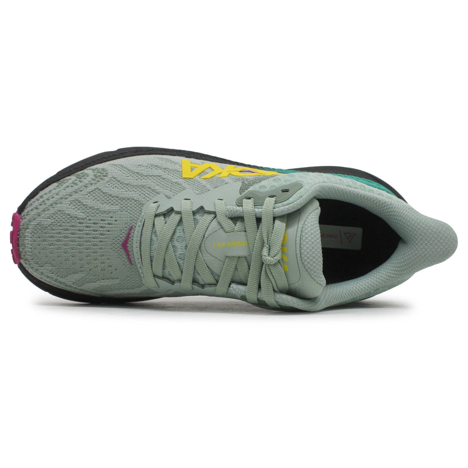 Hoka Challenger ATR 7 Synthetic Textile Women's Running Shoes#color_aloe vera black