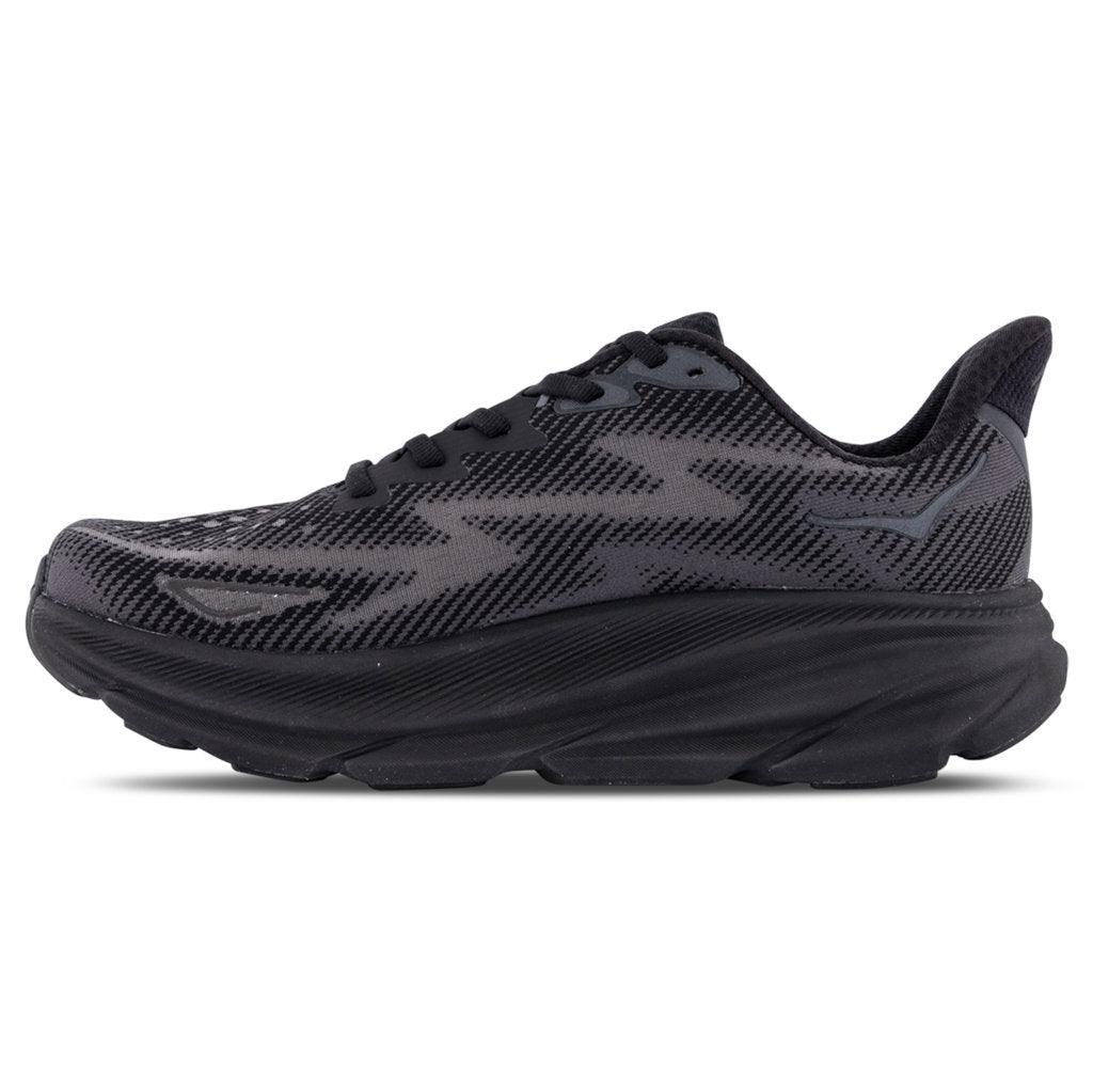 Hoka Clifton 9 Mesh Men's Running Shoes#color_black black
