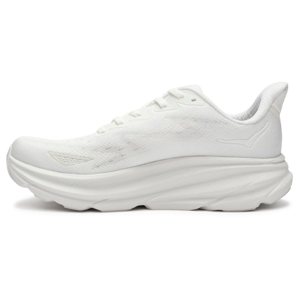 Hoka Clifton 9 Mesh Men's Running Shoes#color_white white