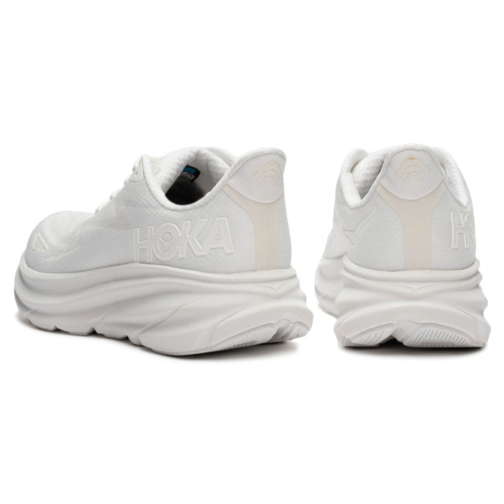 Hoka Clifton 9 Mesh Men's Running Shoes#color_white white