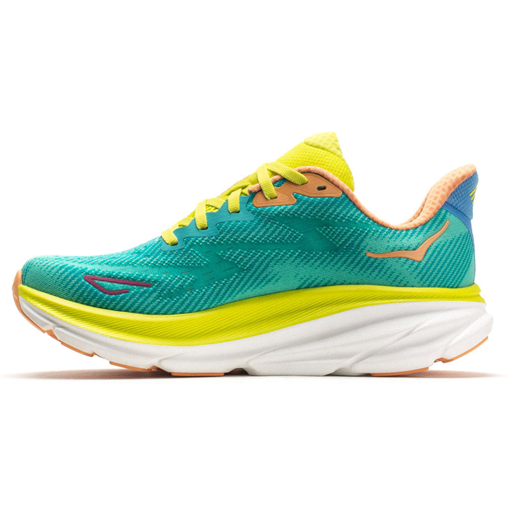 Hoka One One Clifton 9 Textile Mens Sneakers#color_ceramic evening primrose