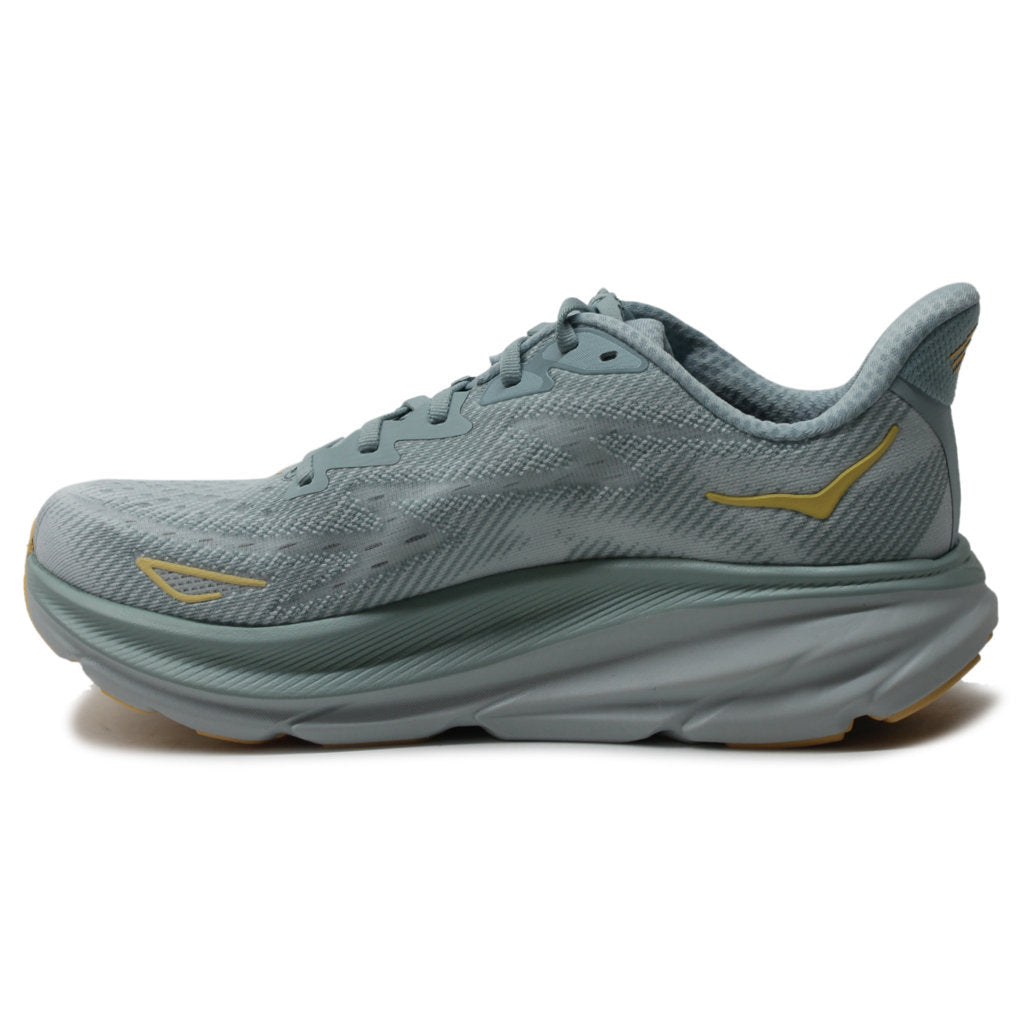 Hoka One One Clifton 9 Textile Mens Sneakers#color_cloud blue ice flow