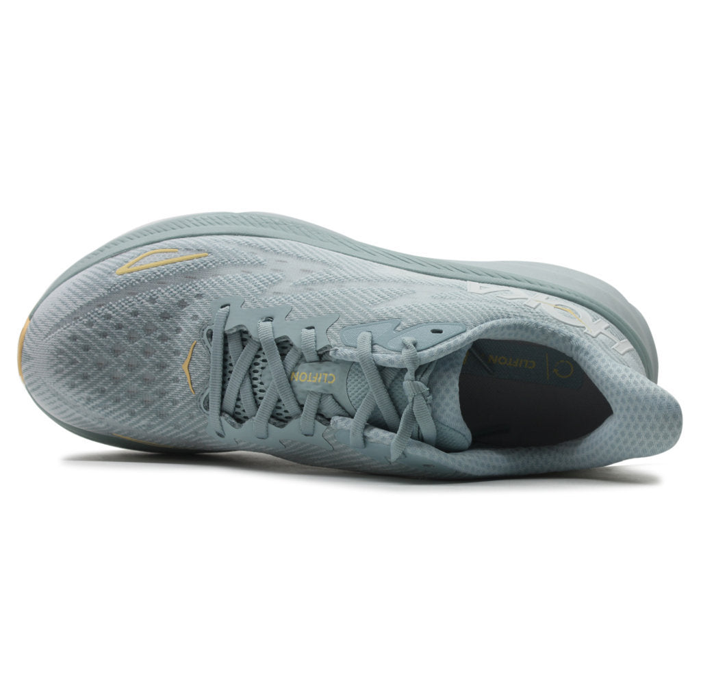 Hoka One One Clifton 9 Textile Mens Sneakers#color_cloud blue ice flow