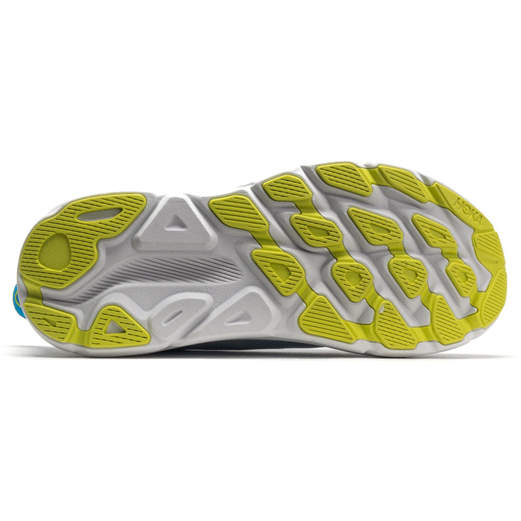 Hoka One One Clifton 9 Textile Mens Sneakers#color_ice water evening primrose