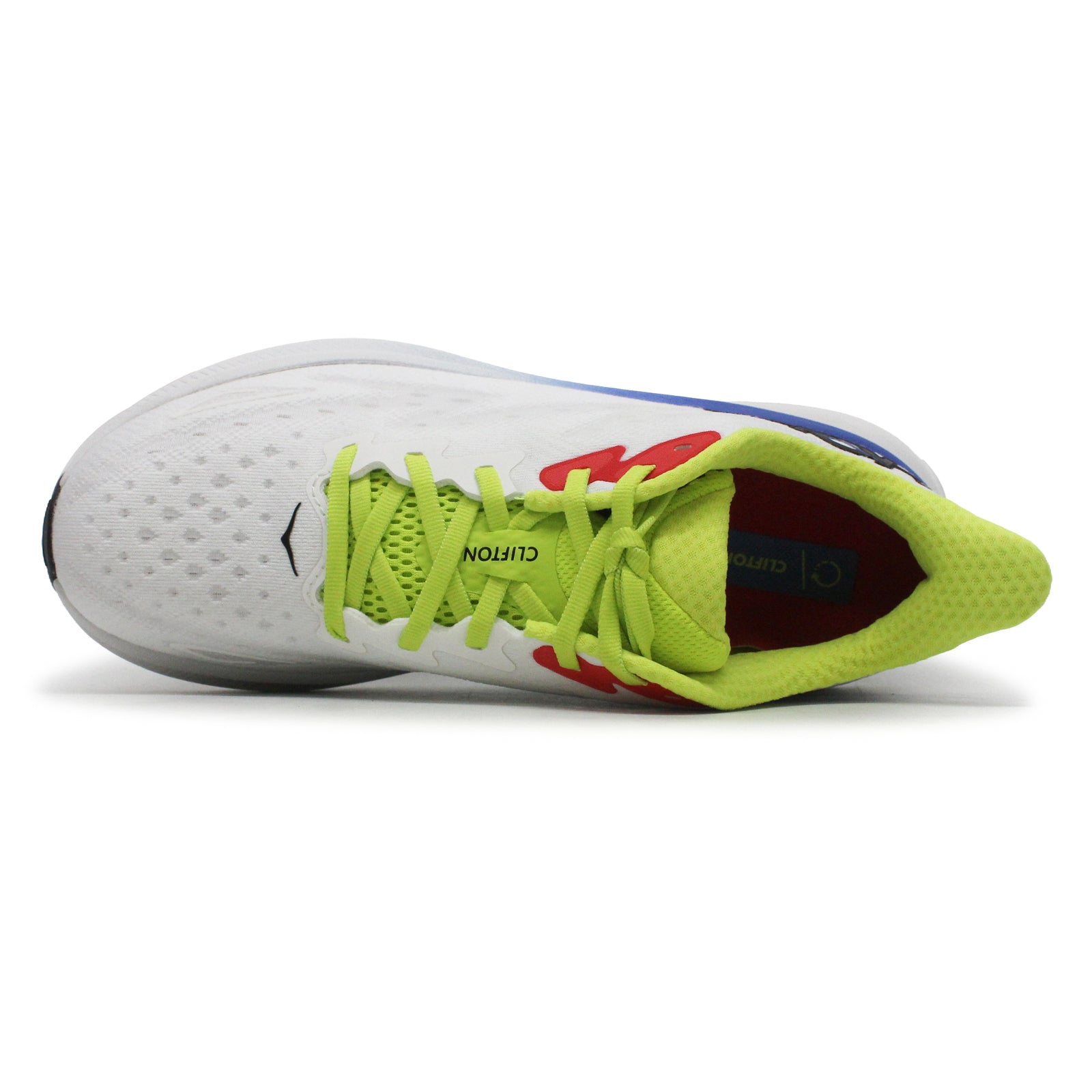 Hoka Clifton 9 Mesh Men's Running Shoes#color_blanc de blanc virtual blue
