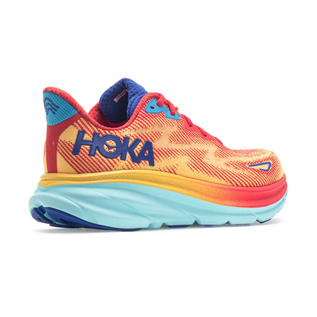 Hoka Clifton 9 Mesh Men's Running Shoes#color_cerise cloudless