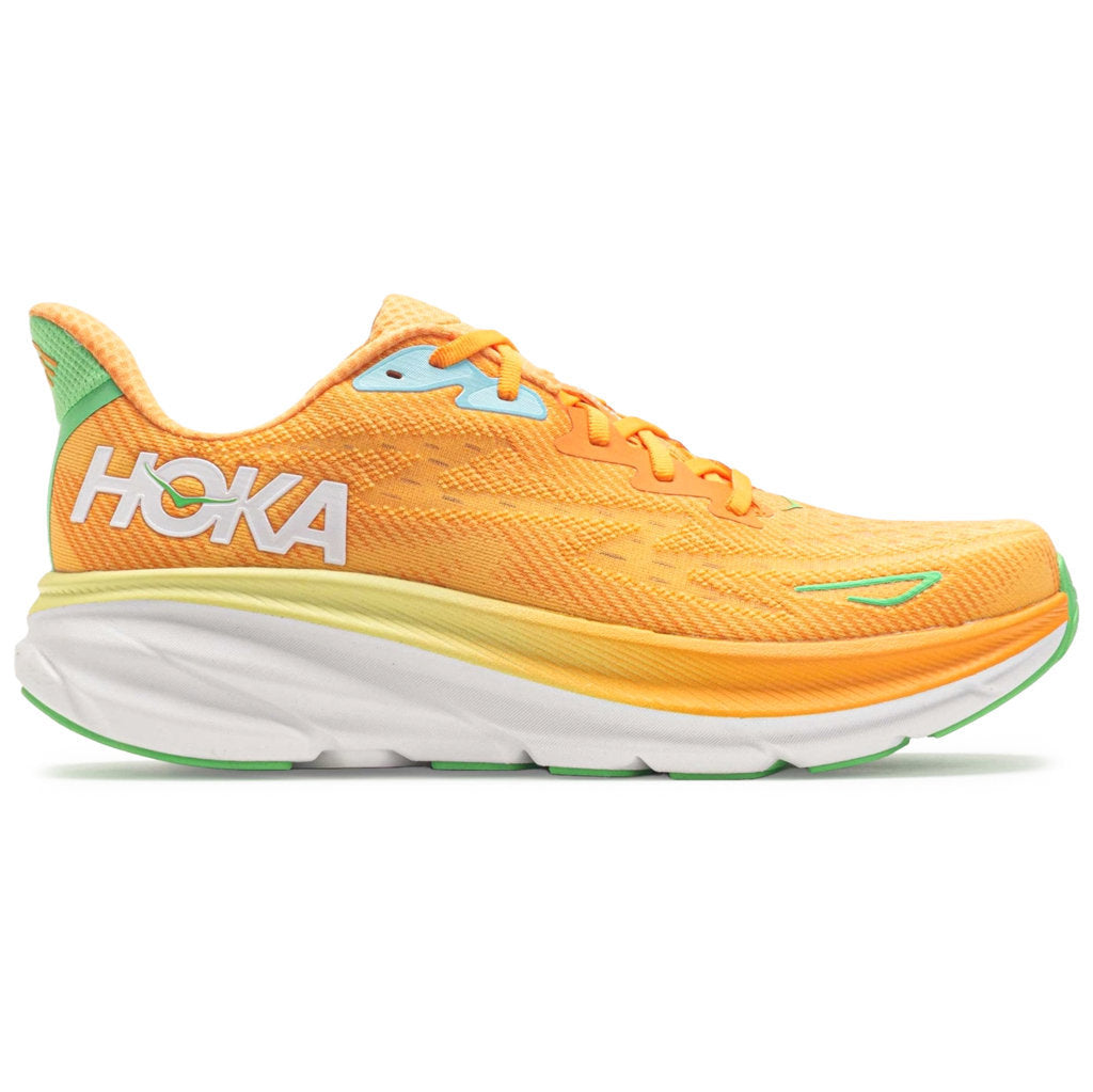 Hoka Clifton 9 Mesh Men's Running Shoes#color_solar flare sherbet