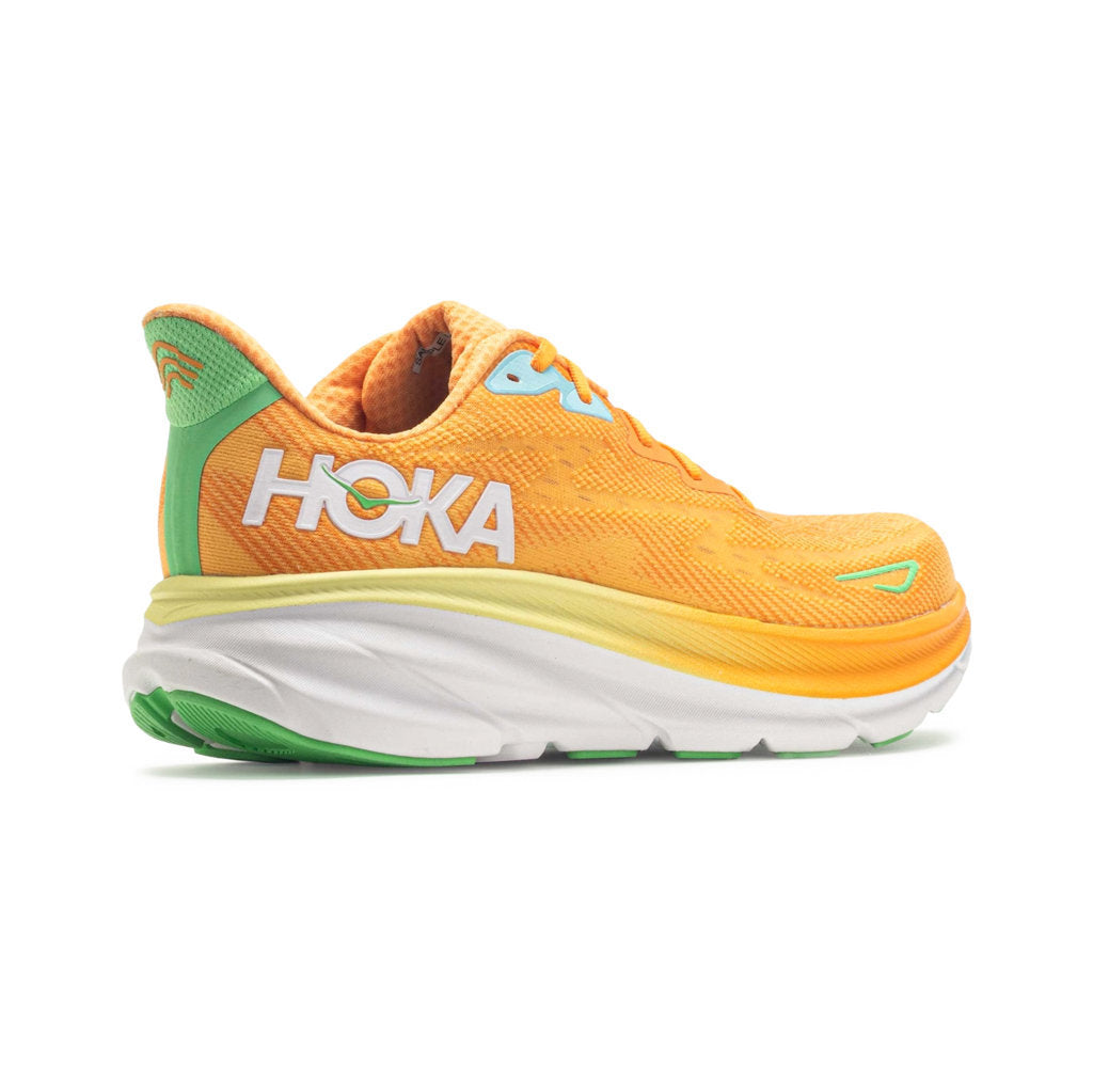 Hoka Clifton 9 Mesh Men's Running Shoes#color_solar flare sherbet