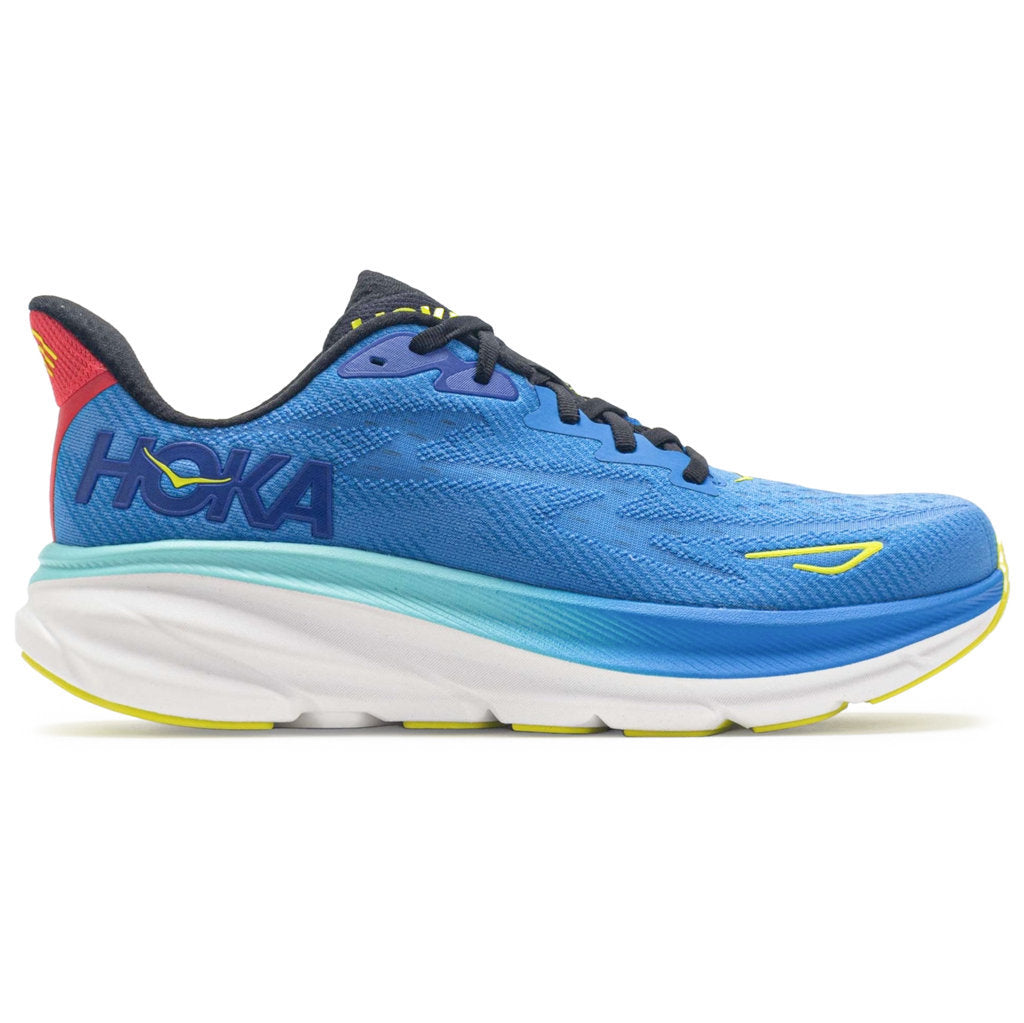 Hoka Clifton 9 Mesh Men's Running Shoes#color_virtual blue cerise