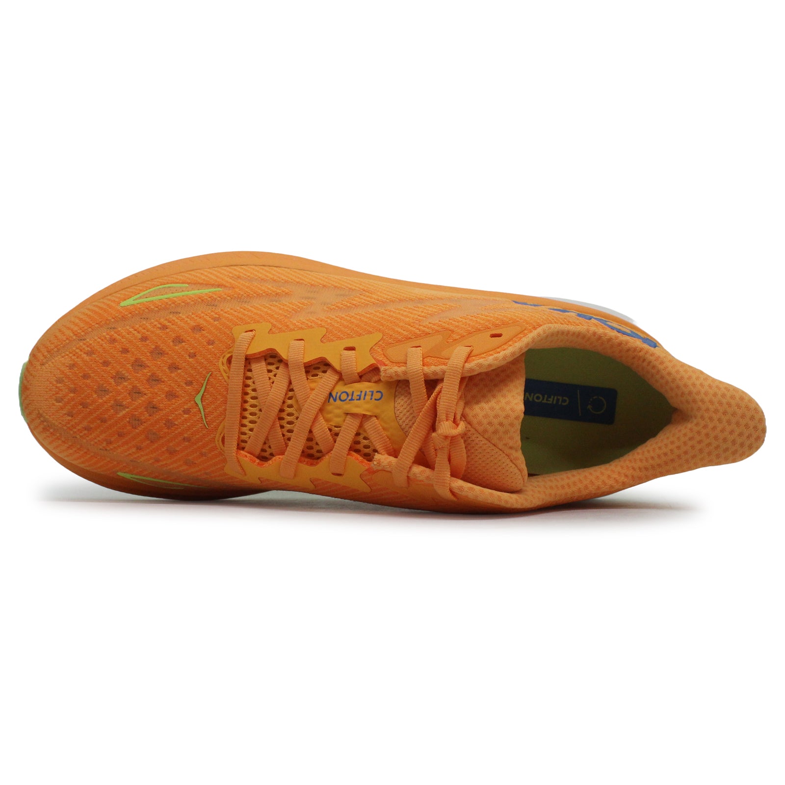 Hoka Clifton 9 Mesh Men's Running Shoes#color_solar flare lettuce
