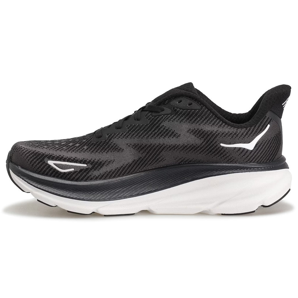Hoka Clifton 9 Mesh Women's Running Shoes#color_black white