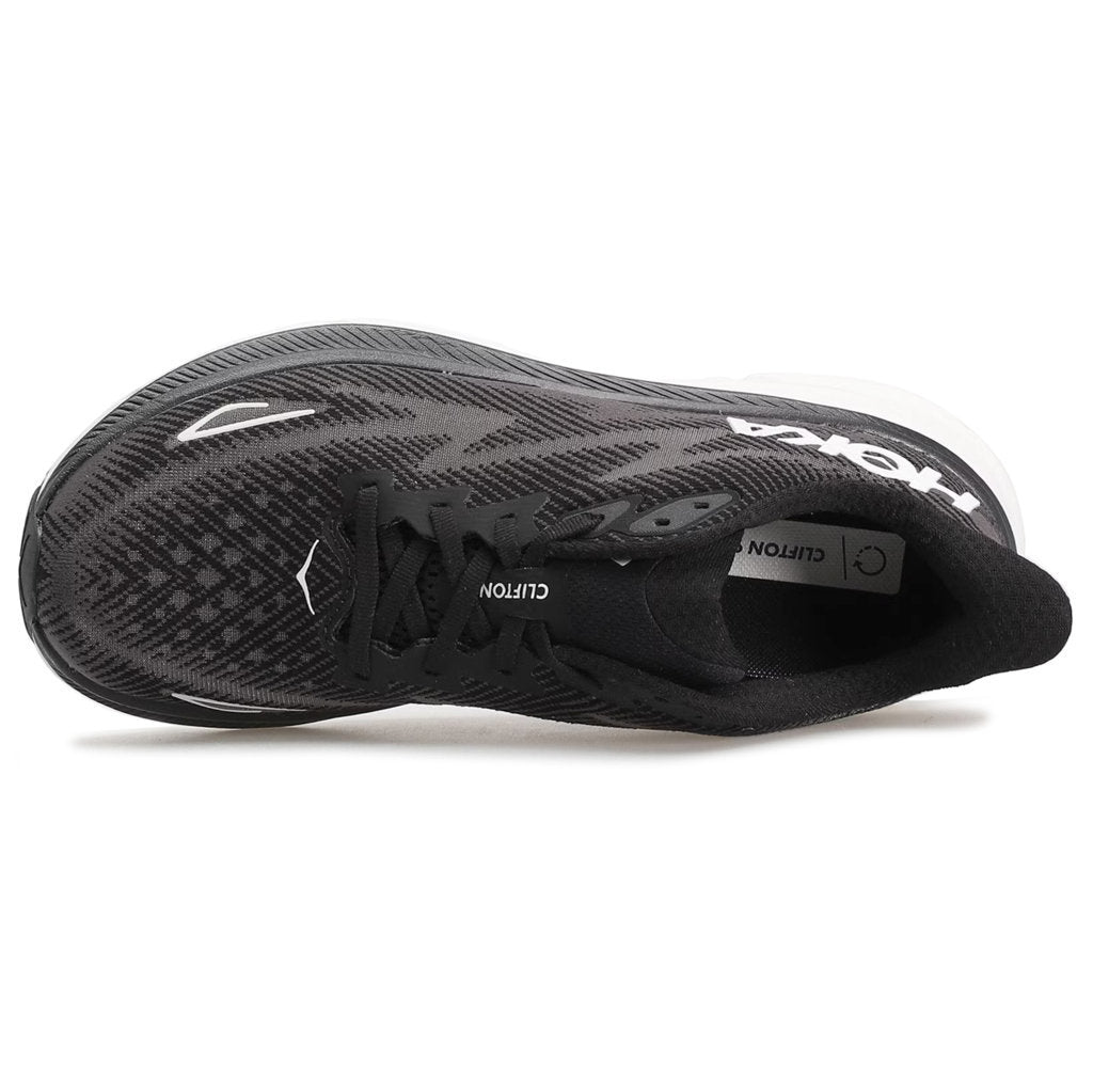 Hoka Clifton 9 Mesh Women's Running Shoes#color_black white