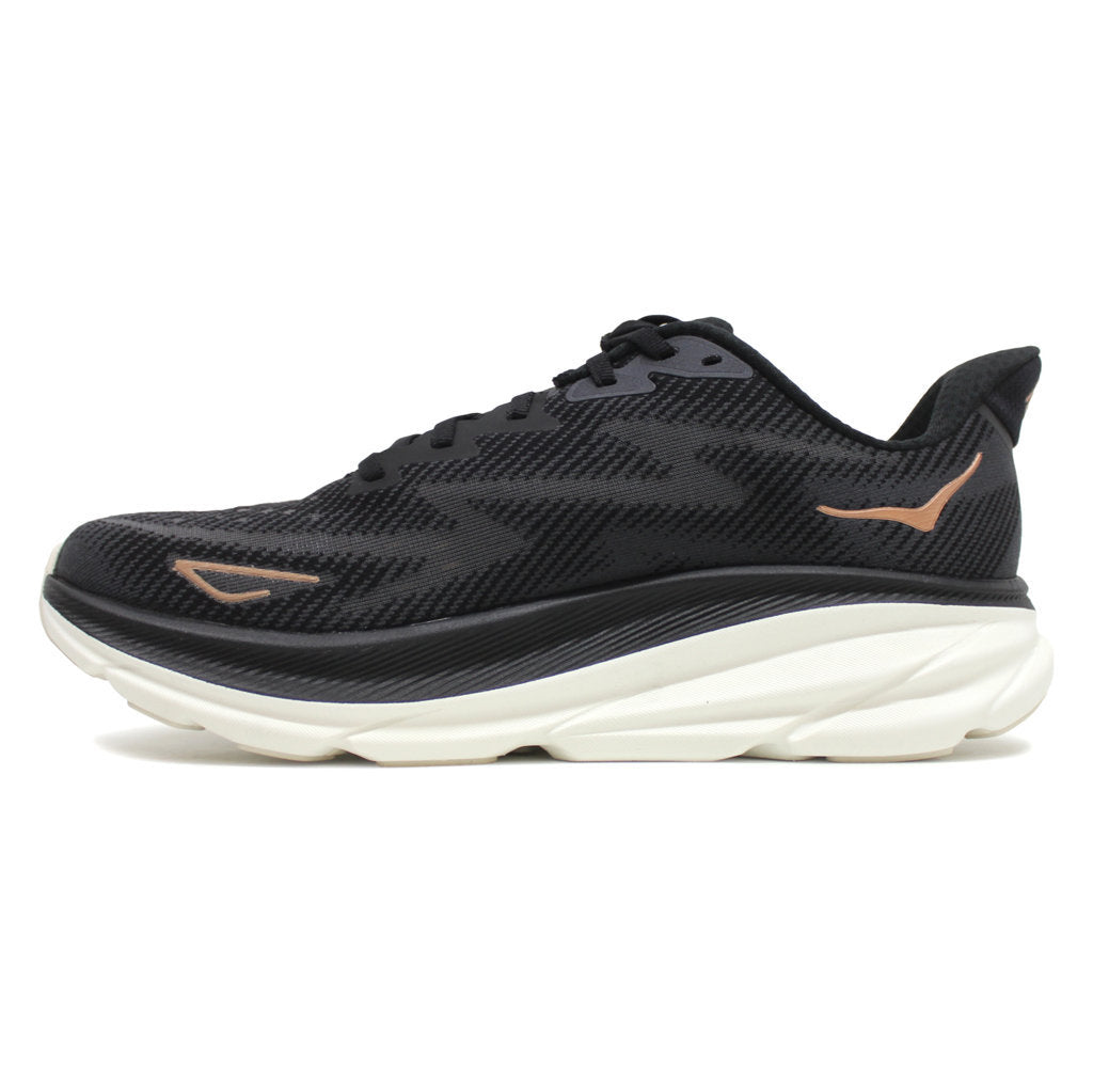 Hoka Clifton 9 Mesh Women's Running Shoes#color_black rose gold