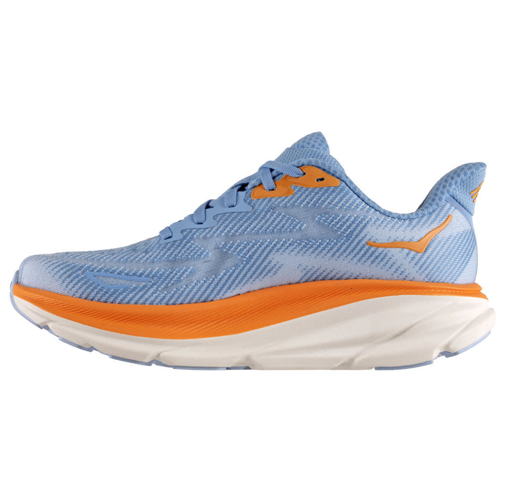 Hoka One One Clifton 9 Textile Womens Sneakers#color_airy blue ice water