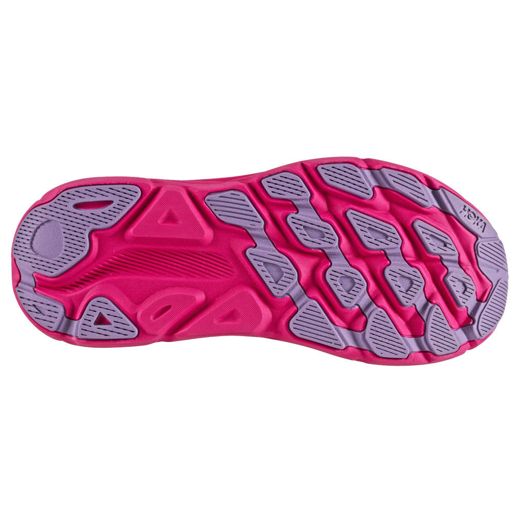 Hoka One One Clifton 9 Textile Womens Sneakers#color_eggnog blanc de blanc