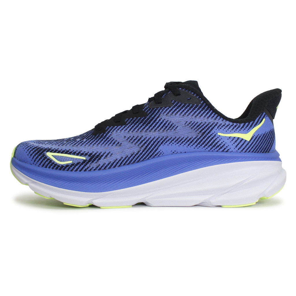 Hoka Clifton 9 Mesh Women's Running Shoes#color_black stellar blue