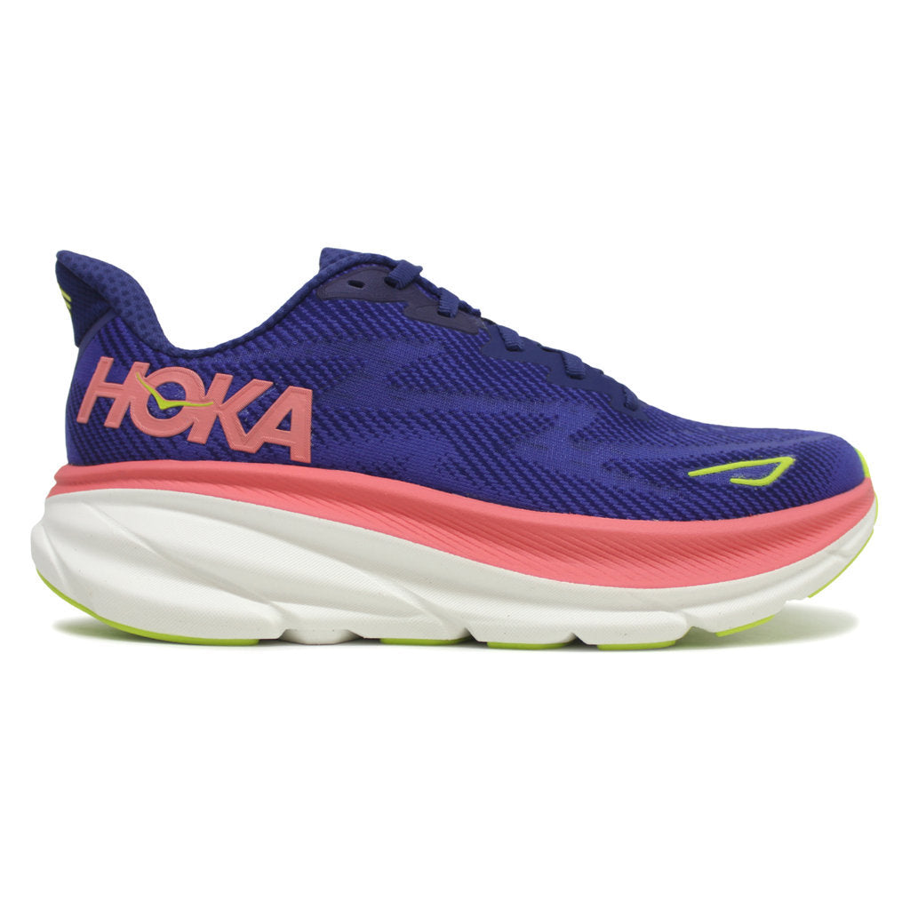 Hoka Clifton 9 Mesh Women's Running Shoes#color_evening sky coral