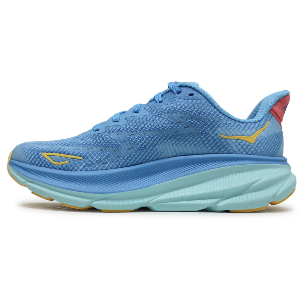 Hoka Clifton 9 Mesh Women's Running Shoes#color_swim day cloudless