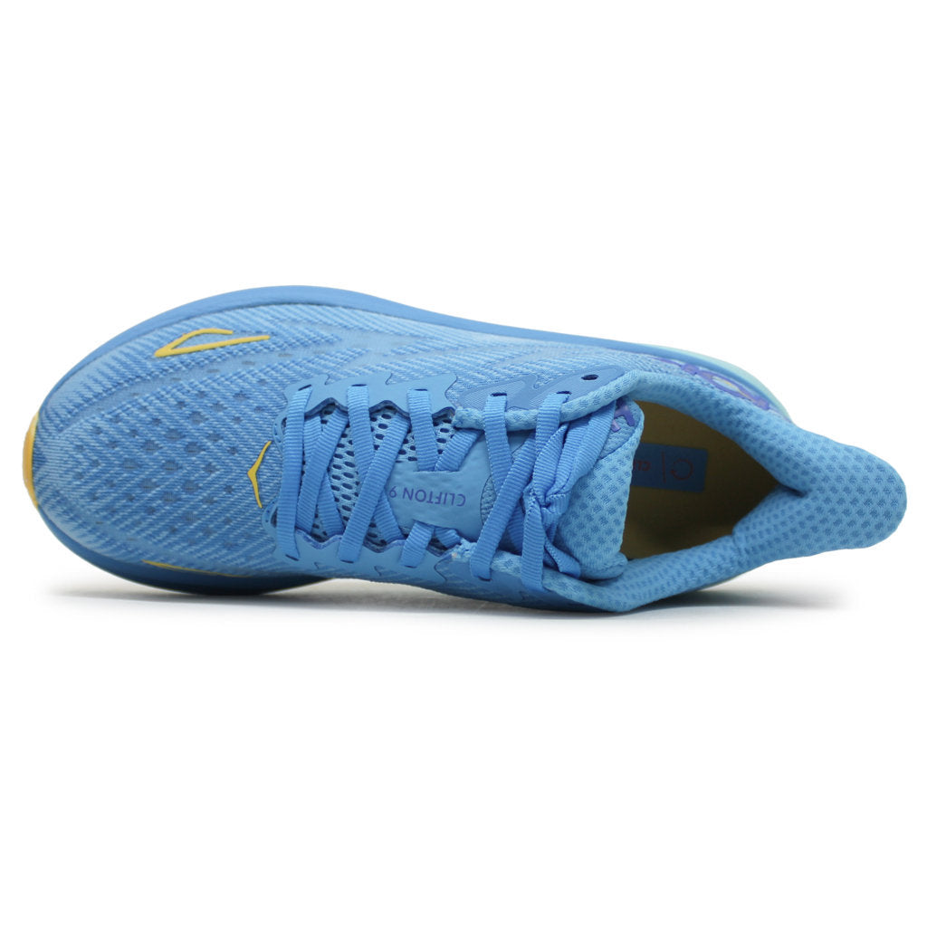 Hoka Clifton 9 Mesh Women's Running Shoes#color_swim day cloudless
