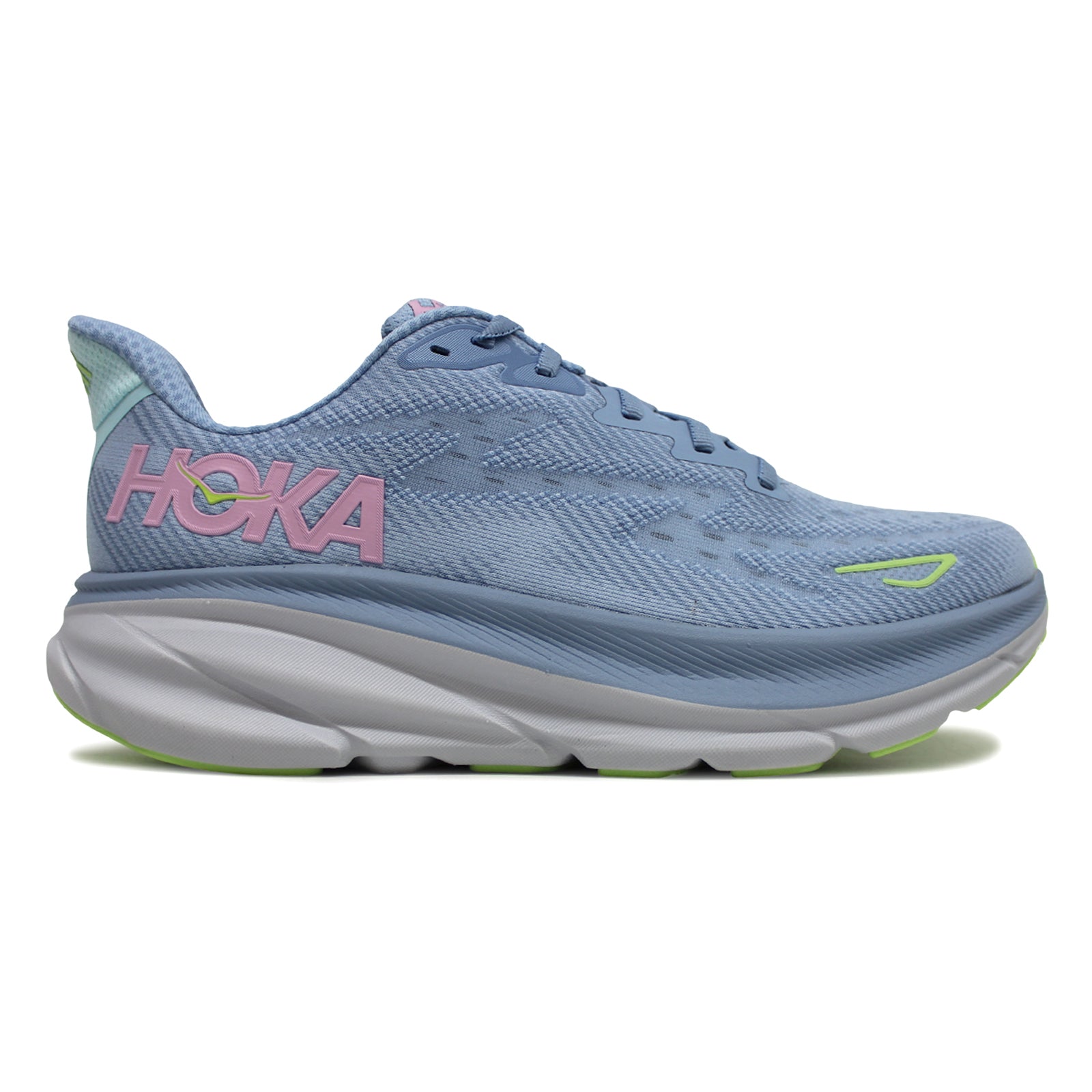 Hoka Clifton 9 Textile Womens Trainers#color_dusk pink twilight