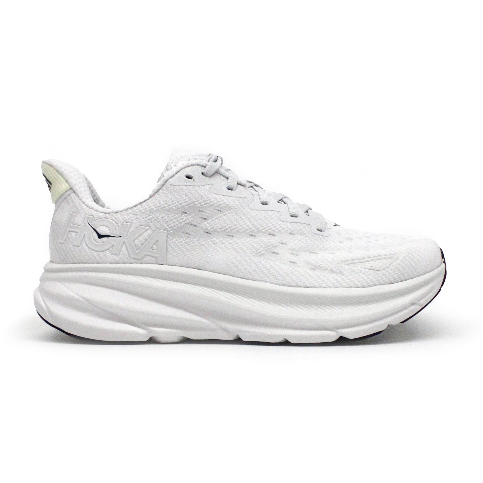 Hoka Clifton 9 Mesh Women's Running Shoes#color_cosmic grey white