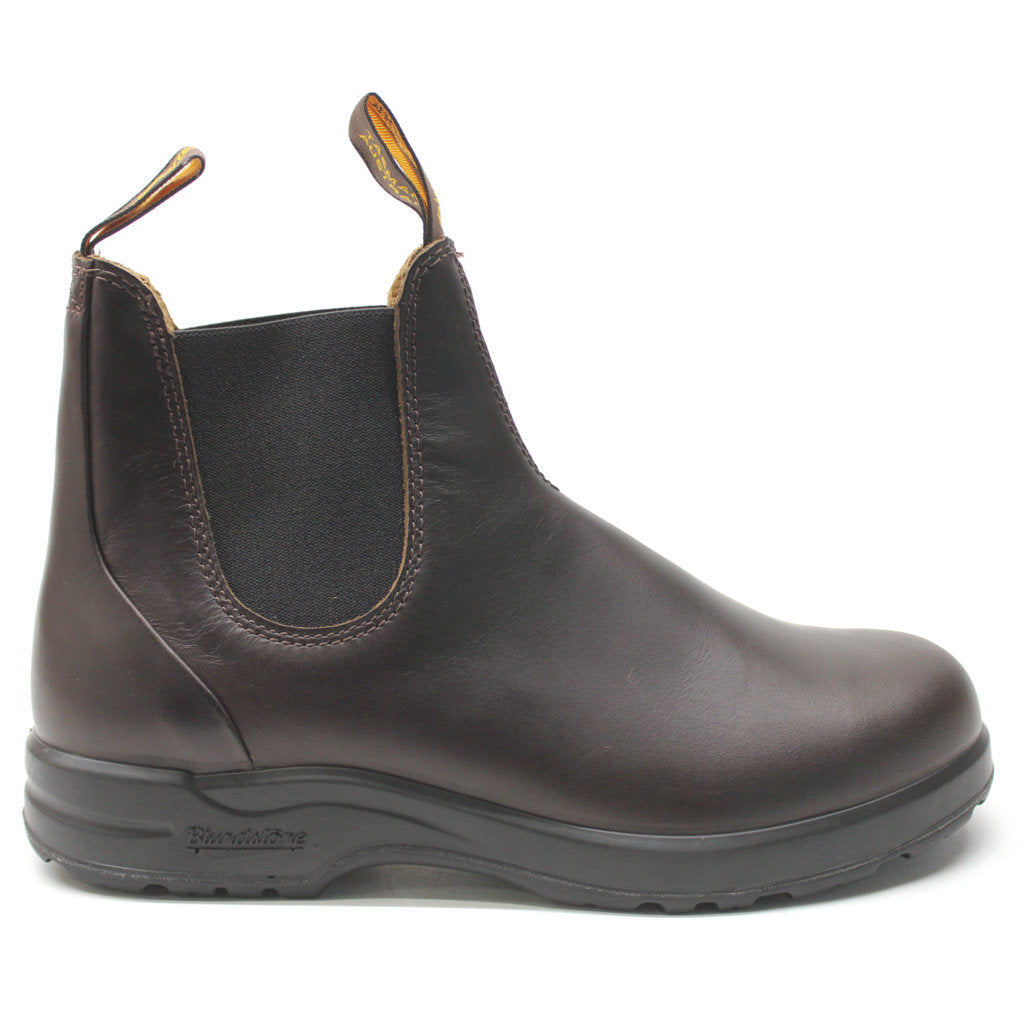 Blundstone 2057 Water-Resistant Leather Unisex Chelsea Boots#color_cocoa brown