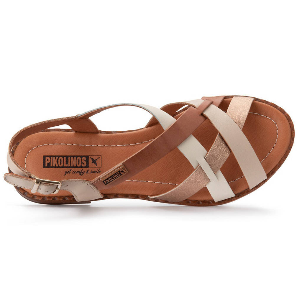 Pikolinos Algar W0X-0556C3 Leather Womens Sandals#color_marfil