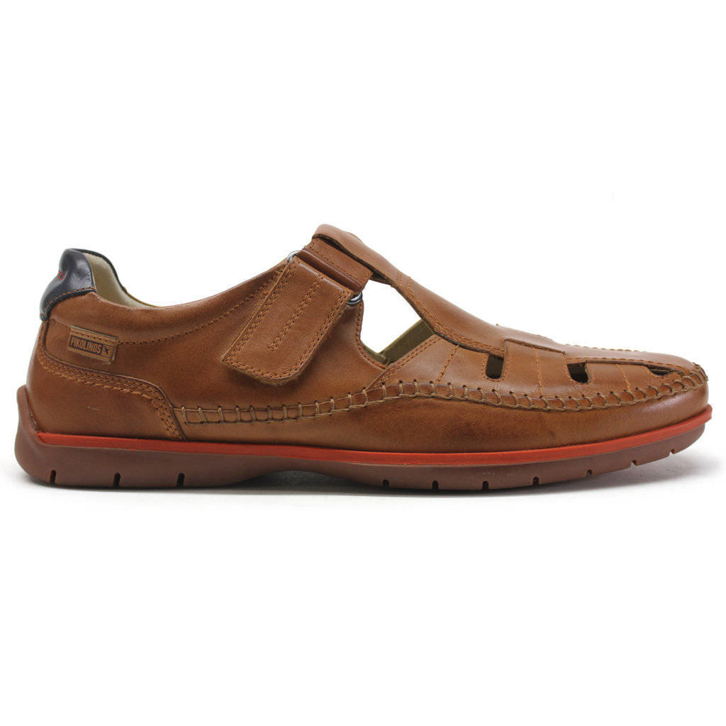 Pikolinos Marbella M9A-0051 Leather Mens Sandals#color_brandy