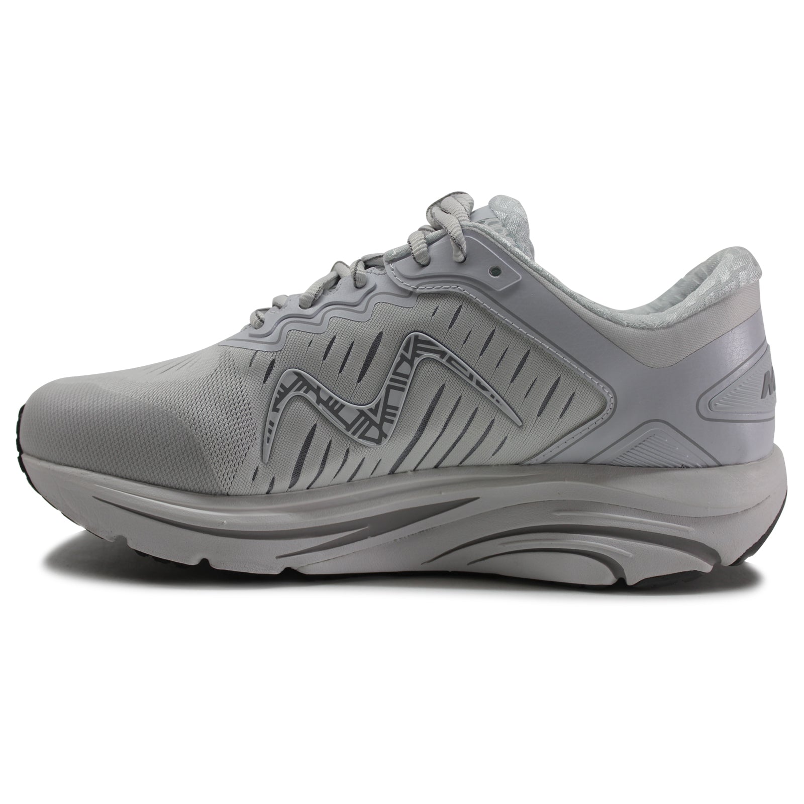 MBT 2000 II Leather Textile Mens Trainers#color_white