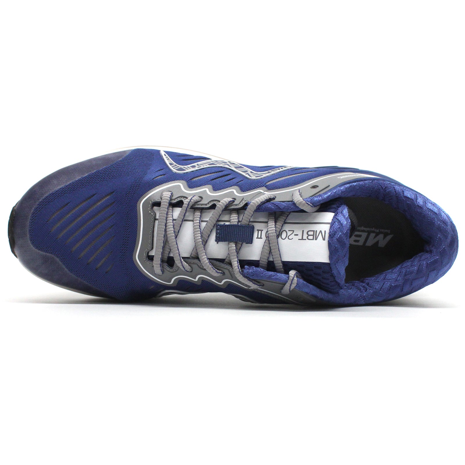 MBT 2000 II 703030-12Y Leather Textile Mens Trainers - Navy - 42.5#color_navy